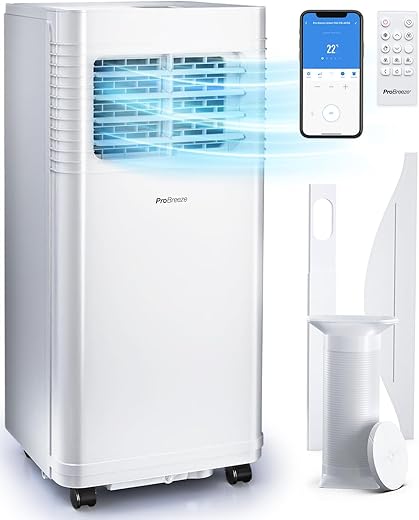 Pro Breeze 4-in-1 Smart Portable AC 500...