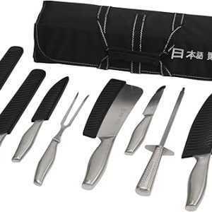 Professional 9 Piece Japanese Chef Knife Set
