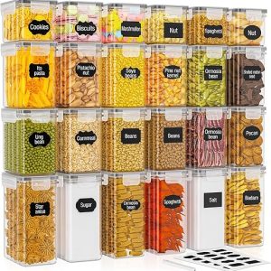 PurKeep 24 Pack Airtight Food Storage Containers