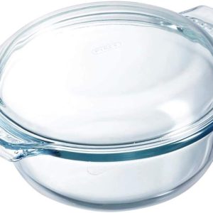 Pyrex Borosilicate Glass Round Casserole