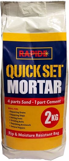 Fast-Setting 2kg Quick Mortar for Easy ...