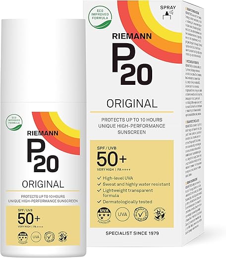RIEMANN P20 SPF 50+ Sunscreen Spray 200...