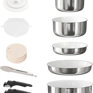 RIOVARM Stainless Steel Cookware Set with Lids