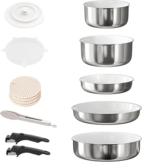 Stainless Steel Non-Stick Frying Pan &#...