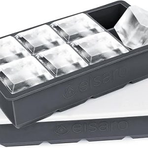 Silicone Ice Cube Trays with Lids Set