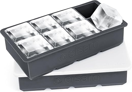 Silicone Ice Cube Trays with Lids ̵...
