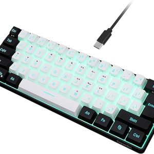 Snpurdiri 60% RGB Wired Gaming Keyboard