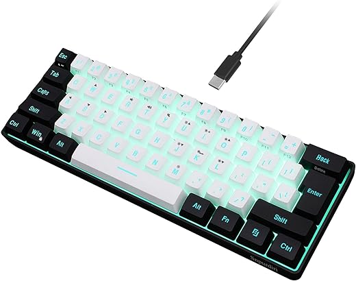 Snpurdiri 60% RGB Wired Gaming Keyboard...