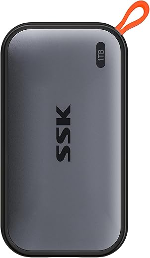 1TB SSK Portable SSD – 1050MB/s U...