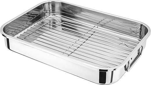 Judge Stainless Steel Roasting Pan with...