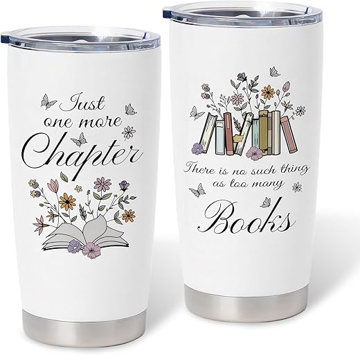 Stainless Steel Tumbler for Book Lovers...