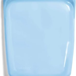 Stasher Reusable Platinum Silicone Bag Blue