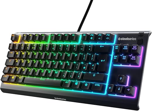 SteelSeries Apex 3 TKL RGB Gaming Keybo...