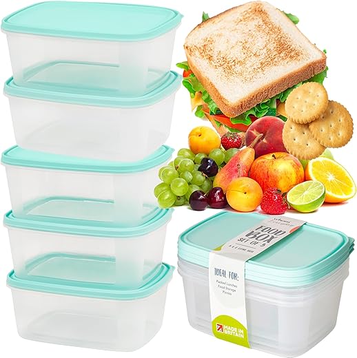 Airtight Meal Prep Containers – 6...