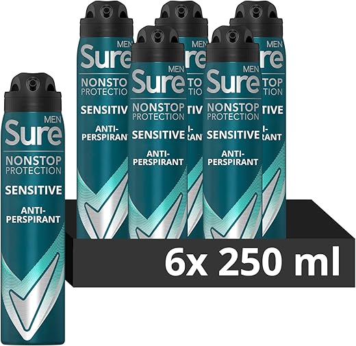 Sure Men Sensitive Deodorant Spray 250m...