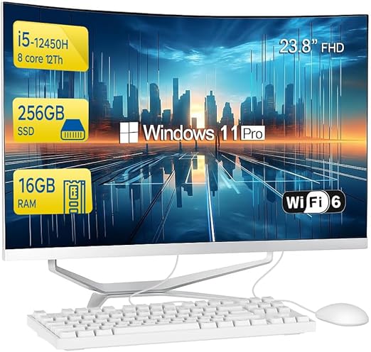 23.8″ FHD All-in-One PC with i5, ...