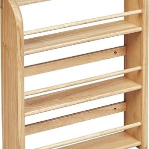 Tala 18-Jar Hevea Wood Spice Rack