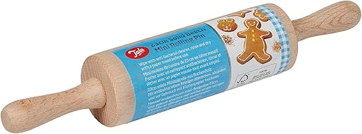 Compact Beechwood Mini Rolling Pin for ...