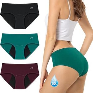 TANSTC Heavy Flow Period Pants Pack of 3