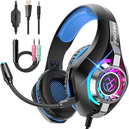 Noise Cancelling Gaming Headset for PC ...