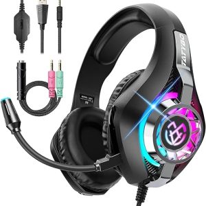 Tatybo RGB Gaming Headset with Surround Sound