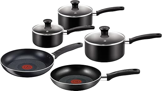 Tefal Essential Non-Stick 5-Piece Cookw...