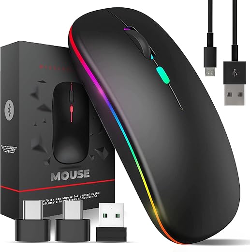 TEUREMI Rechargeable Wireless Mouse ...