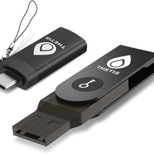 Thetis Fido U2F Security Key with Adapter