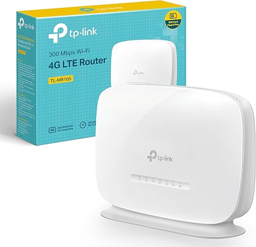 TP-Link TL-MR105 N300 4G LTE WiFi Route...