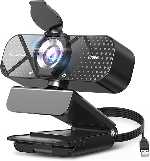 1080P HD Webcam with Microphone & ...