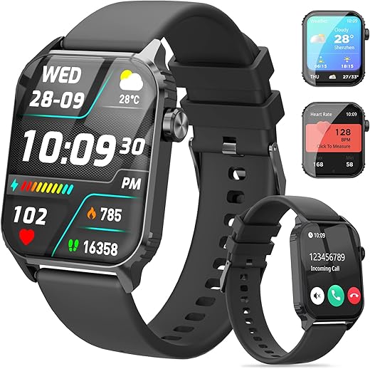 TRAUSI 1.83″ HD Smartwatch for Me...