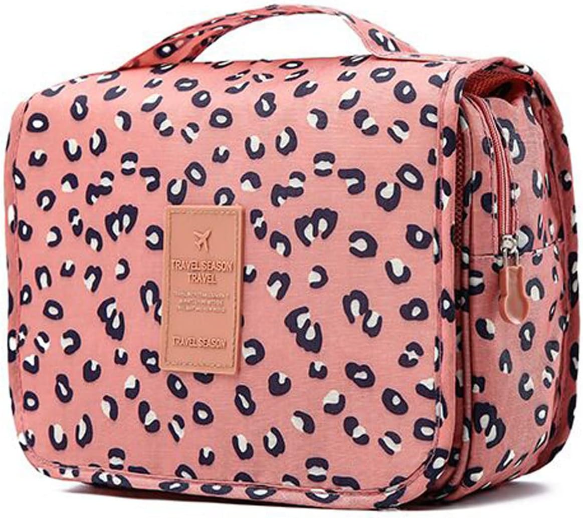 Leopard Print Hanging Toiletry Bag R...