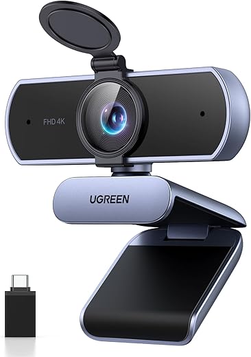 UGREEN 4K Webcam with Stereo Audio ...