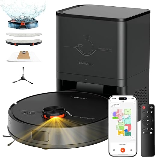 Uninell 5000Pa Robot Vacuum & Mop ...
