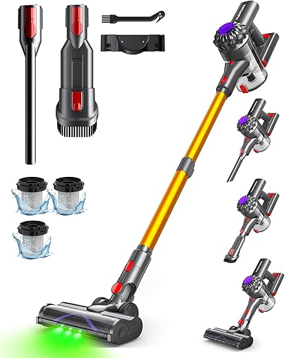 VACTechPro V15 6-in-1 Cordless Vacuum C...