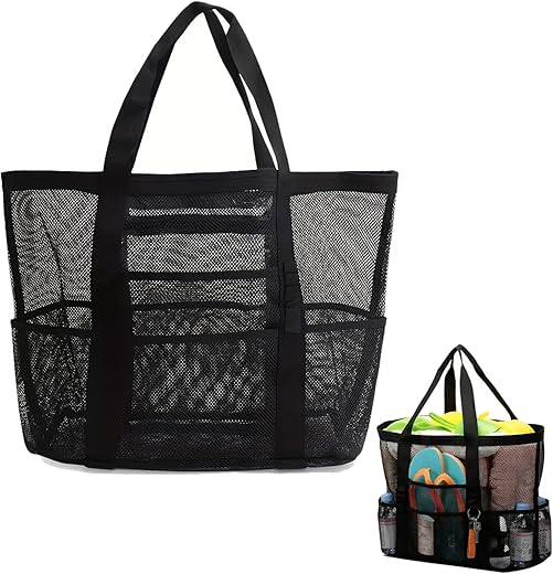 Large Waterproof Beach Bag for Women &#...