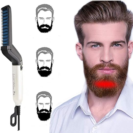 VOARGE Quick Beard Straightener Comb fo...