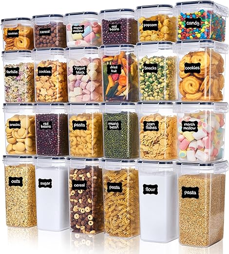24-Piece Airtight Food Storage Containe...