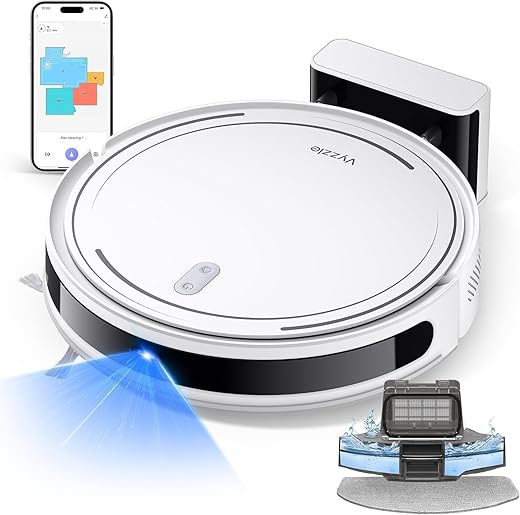 Vyzzle D10 Robot Vacuum – 5000Pa,...