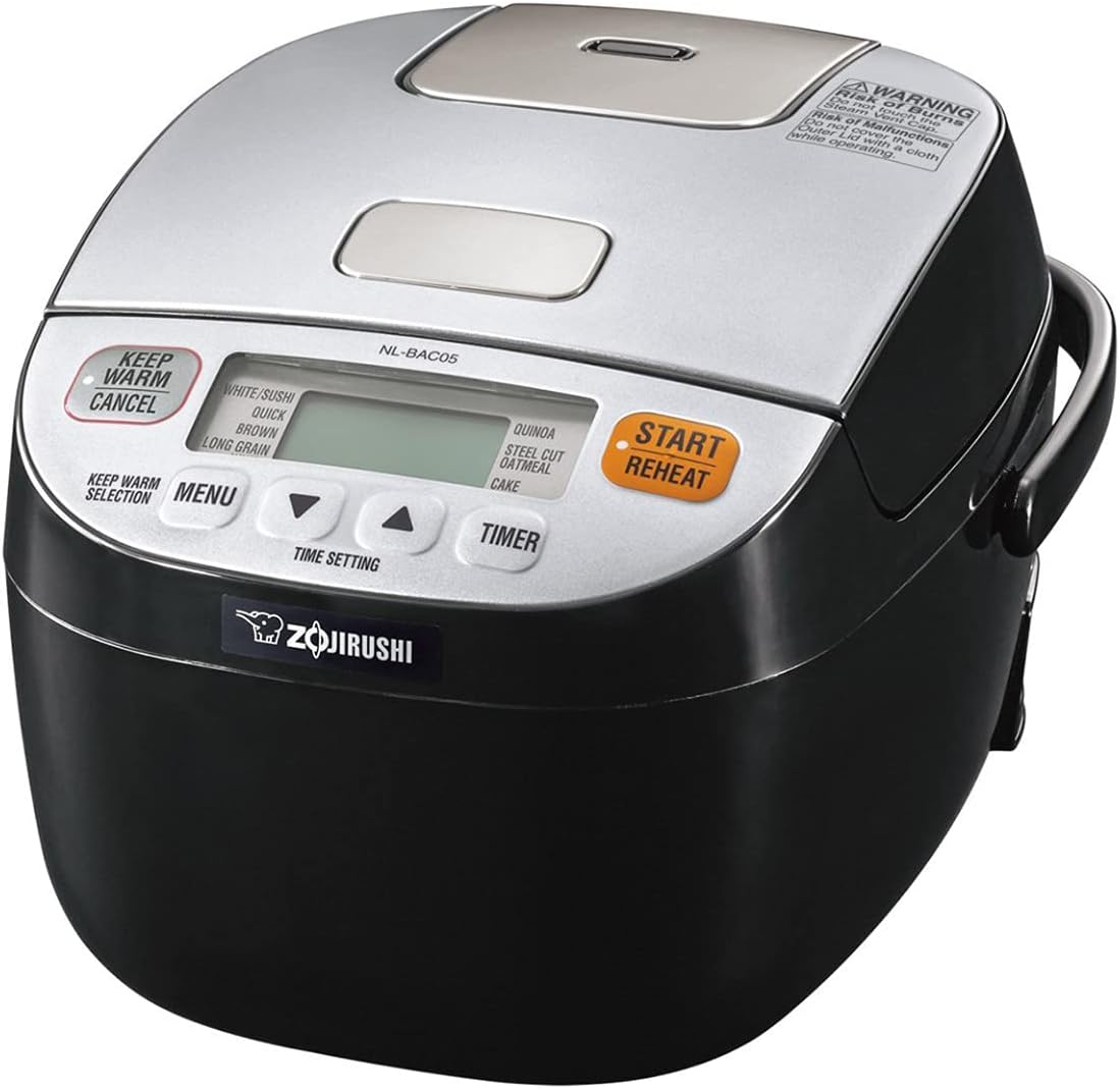 Zojirushi Silver Black Micom Rice Cooke...