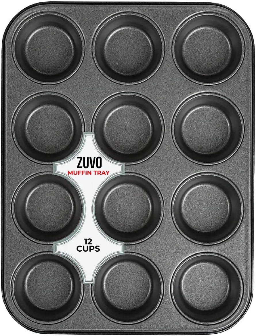 Zuvo 12-Cup Nonstick Muffin Tray –...