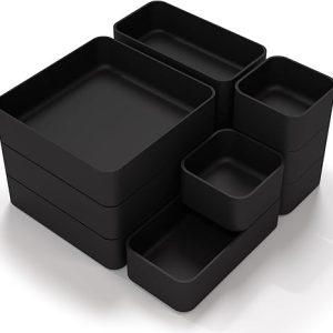 11-Piece Stackable Drawer Organizer Set
