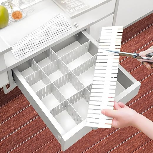 Adjustable 20-Piece Drawer Dividers Org...