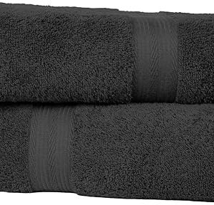 Amazon Basics 100% Cotton Bath Towels 2-Pack