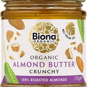Biona Organic Crunchy Almond Butter 170g