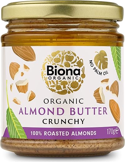 Organic Crunchy Almond Butter by Biona ...