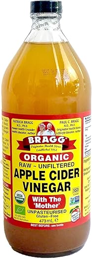 Organic Bragg Apple Cider Vinegar with ...