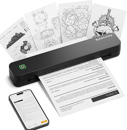 Portable C80 Bluetooth Thermal Printer ...