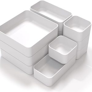 CHANCETSUI 11-Piece Stackable Organizer Set