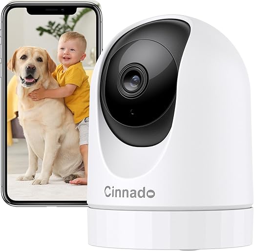 Cinnado 2K Indoor WiFi Security Camera ...